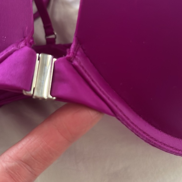 Victoria’s Secret 32DDD Very Sexy purple front closure bra strappy push up bra! - Picture 2 of 5